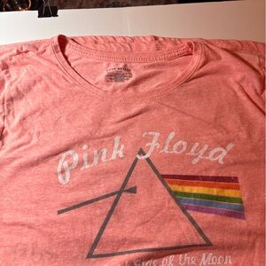 Lane Bryant Pink Floyd Graphic Tee - Peach/0range